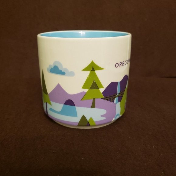 2015 Starbucks You Are Here Collection Oregon Coffee Mug City 14 Oz - Picture 2 of 10